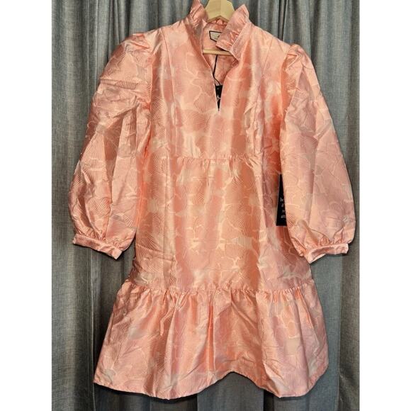 TUCKERNUCK Bellini Fil Coupe Palmerston Mini Dress Pink Size Large - Picture 13 of 13